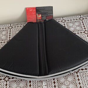 Comfy Cone Soft Pet Recovery Collar Black Medium Adjustable Extra Long Brand New